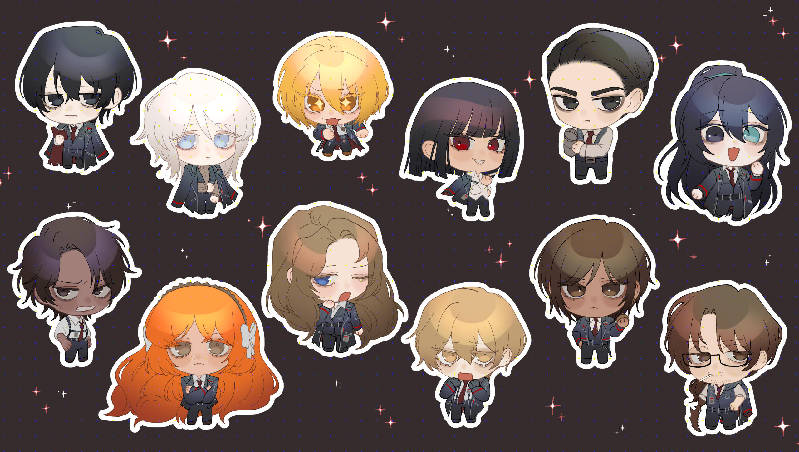 2023 Limbus Company Sticker Sheet Design