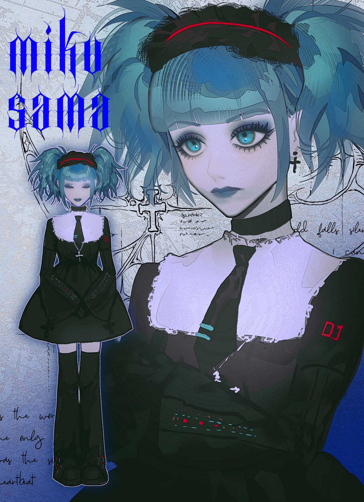 2024 Hatsune Miku x Mana Sama Fanart